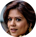 Indian woman with a bindi
