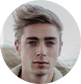 Young boy with blond hair